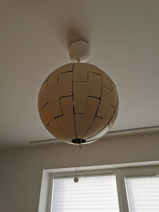 Lustra ikea alb-portocaliu