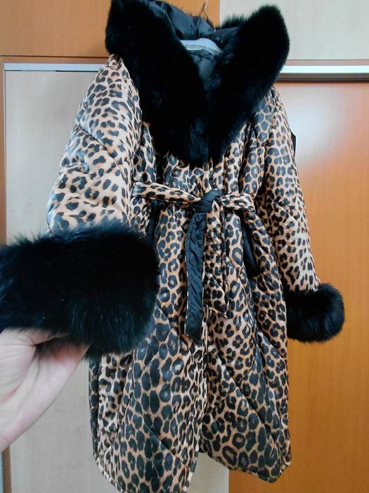 Haina de iarna cu blana naturala