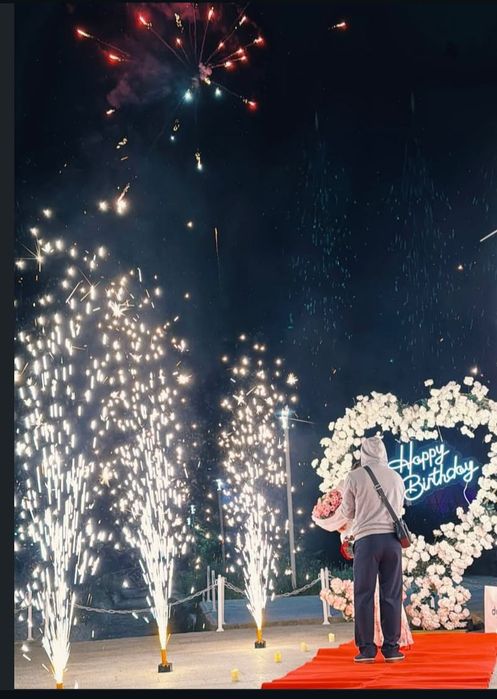 Холодный фонтан Астана 24/7 Салют