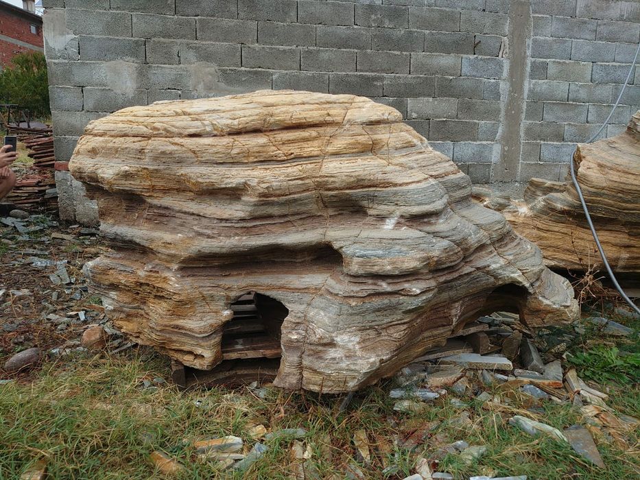 Piatra sparta fasonata naturala ornament travertin