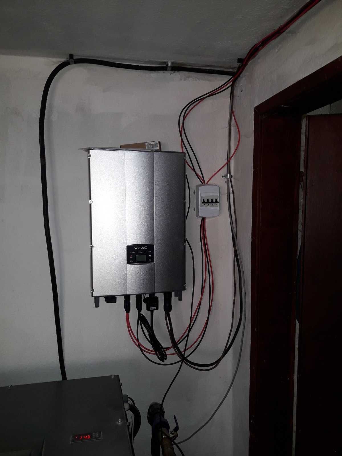 8 kW трифазен мрежов инвертор за домашна соларна инсталация