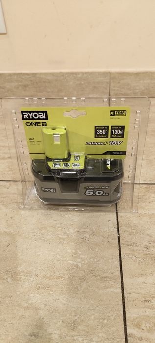 Acumulator Ryobi ONE+ 18V și 5.0Ah/RB18L50
