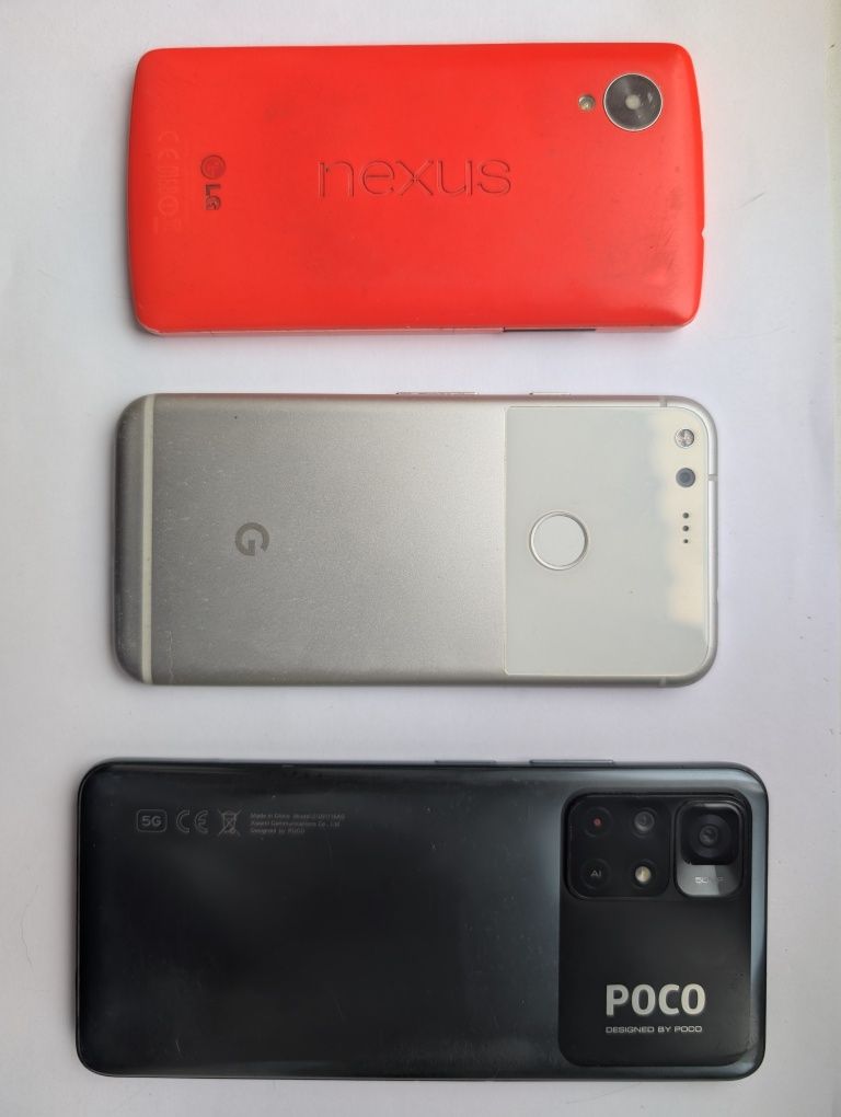 Poco M4 Pro 5G, Google Pixel, Google Nexus 5