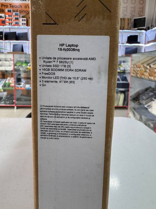 Hp ryzen 7 16/1TB SSD mutloqo yangi noutbuk