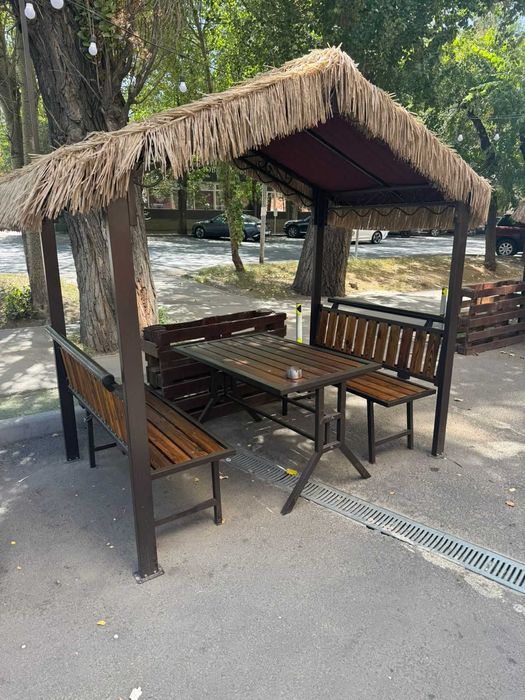 Әлияның  столы и скамейки