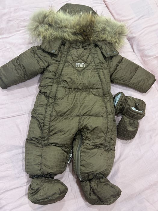 Детский комбензон на младенца рост 63 см в идеальном состояний.мех нат