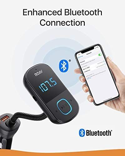 Anker Roav T1 Bluetooth FM трансмитер със зарядно за кола