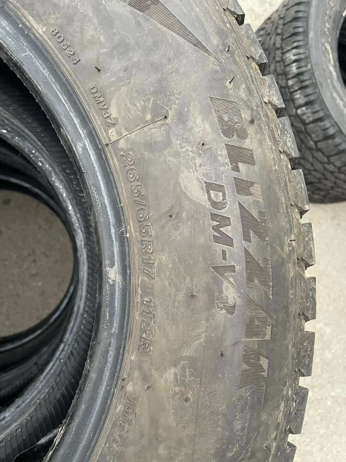 4бр. Зимни гуми Bridgestone 265/65/17 dot2721