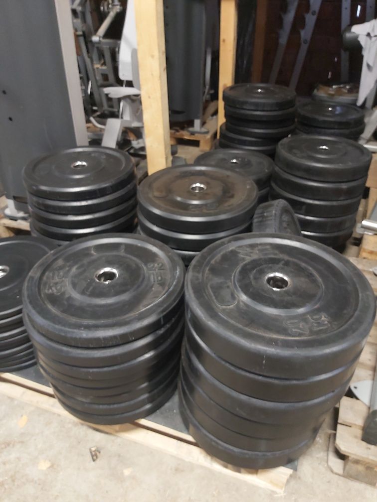 Гумирани тежести bumper plates