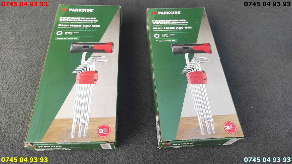 set chei imbus 1.5-10 set chei torx T9-T50 noi in cutie cate 11 pe set