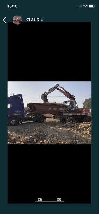 Inchirez miniexcavator/buldoexcavator sapaturi/demolari