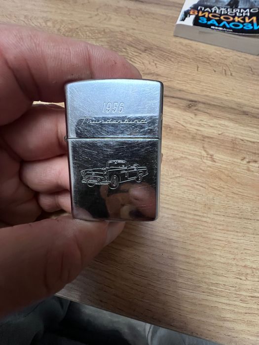 Изключително рядка запалка Zippo Thunderbird 1956