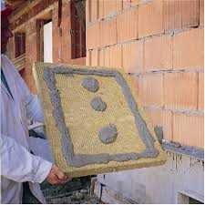 Vata bazaltica de fatada exterior 10cm 100Kg/MC