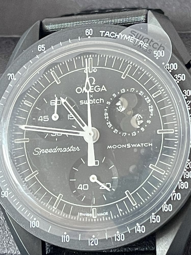 Ceas omega moonswatch editie limitata moonphase negru