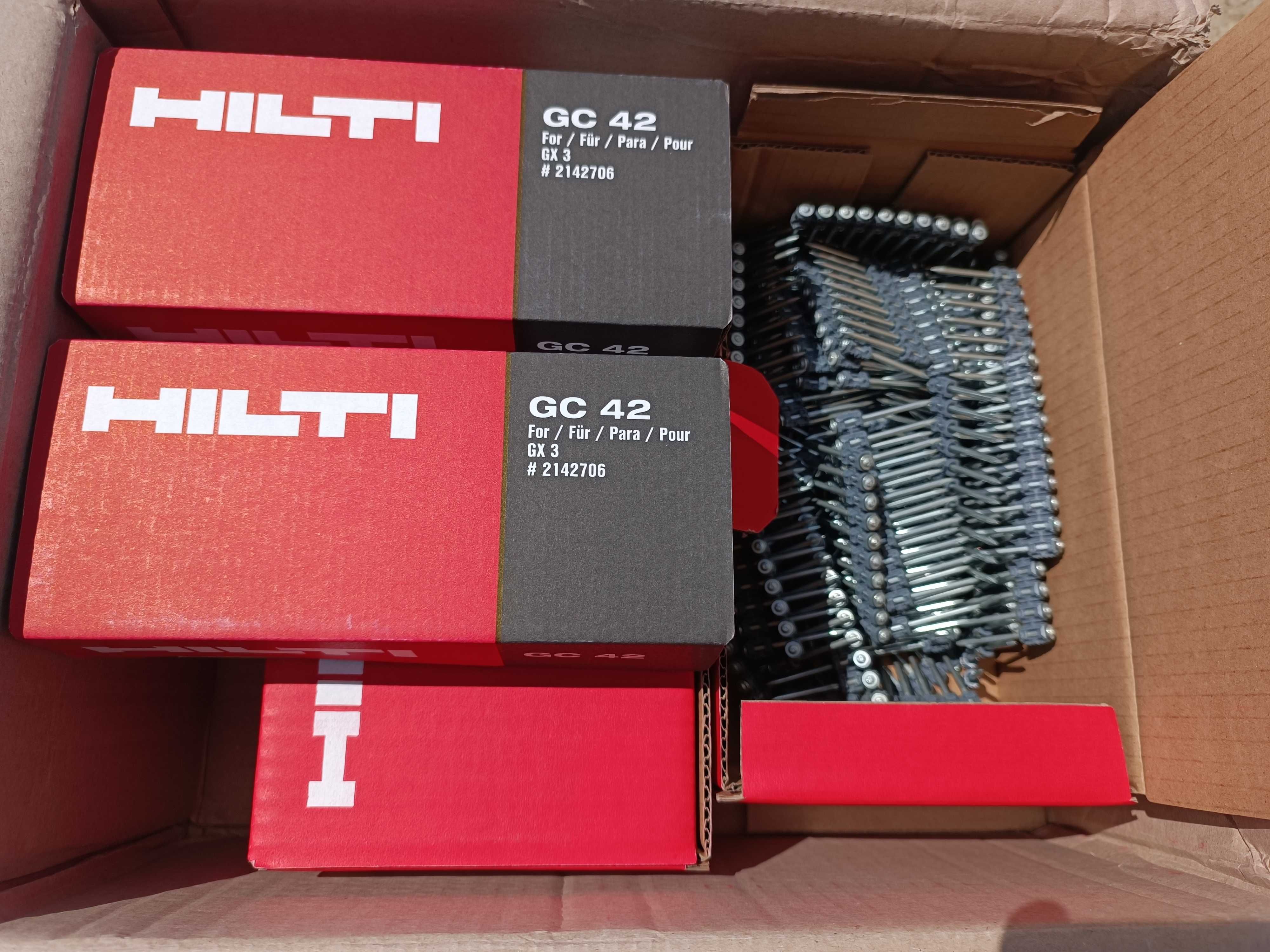 Cuie 39 si doze gaz pentru Hilti Gx3