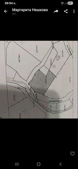 Продавам земя в регулация