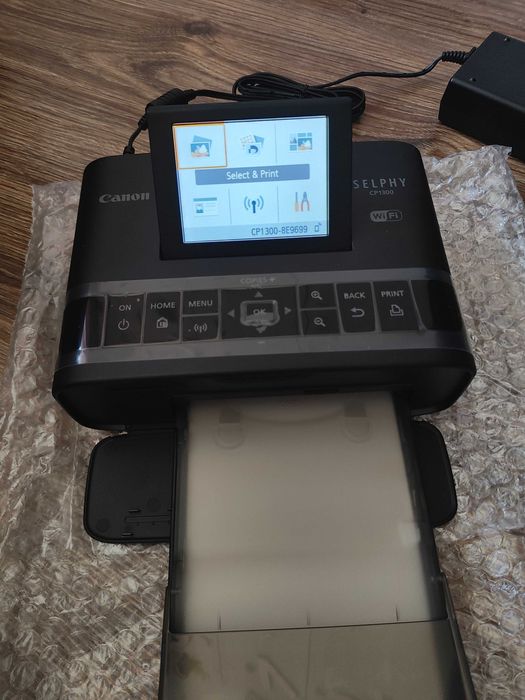 Фото принтер Canon Selphy CP1300 WiFi, AirPrint, Черен