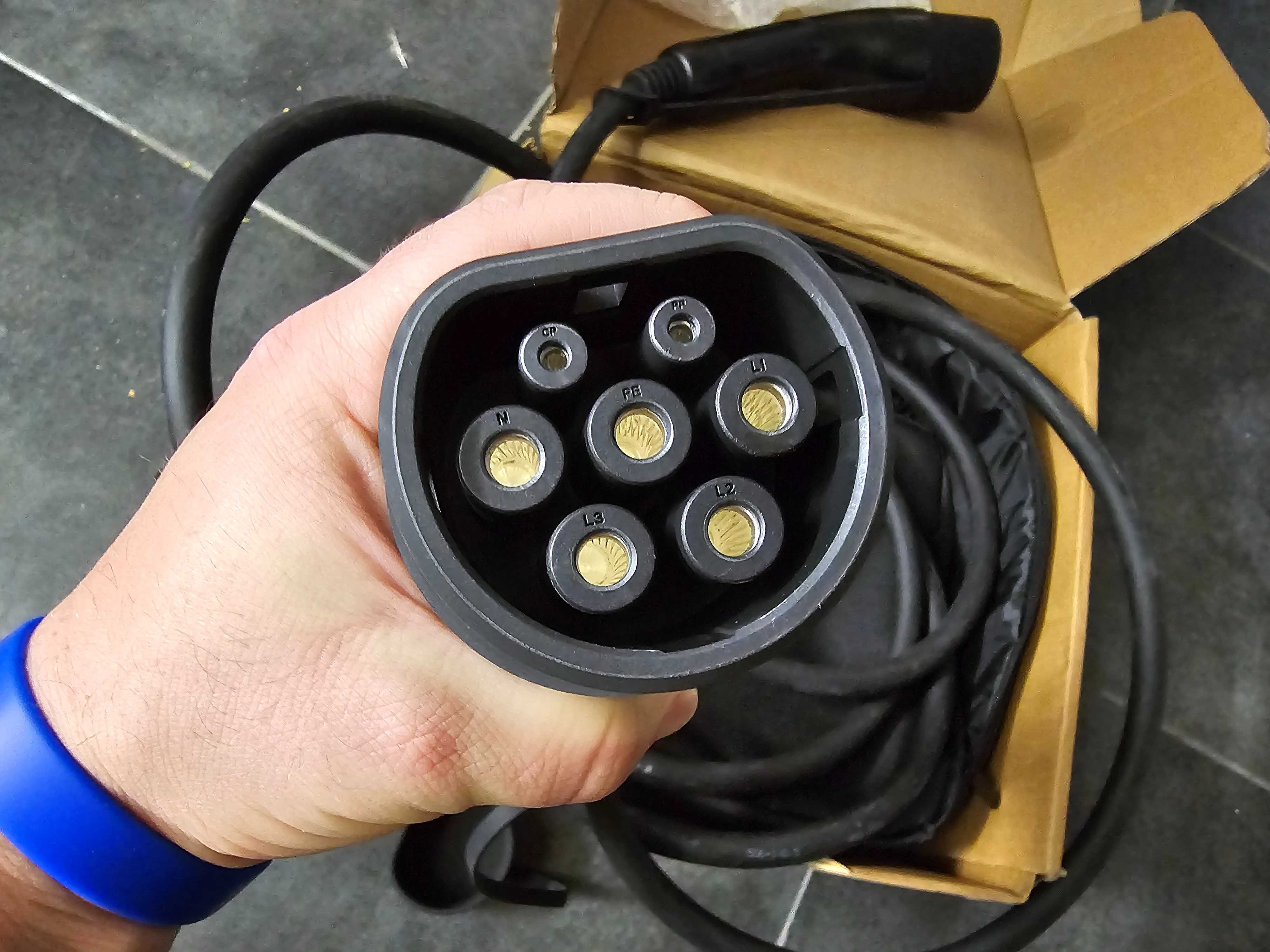 11кв За зарядна станция Type2 Тип2 Кабел AC ev