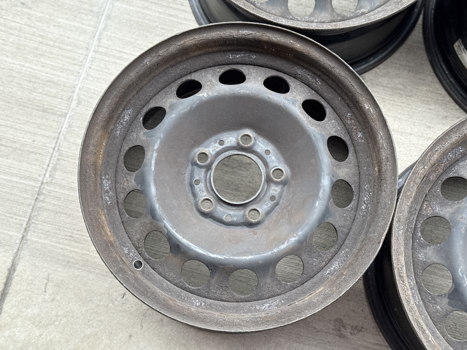 4бр. Железни 16” Джанти 5х120 за -BMW- 7Jx16EH2+,ET31 *100лв Комплект*