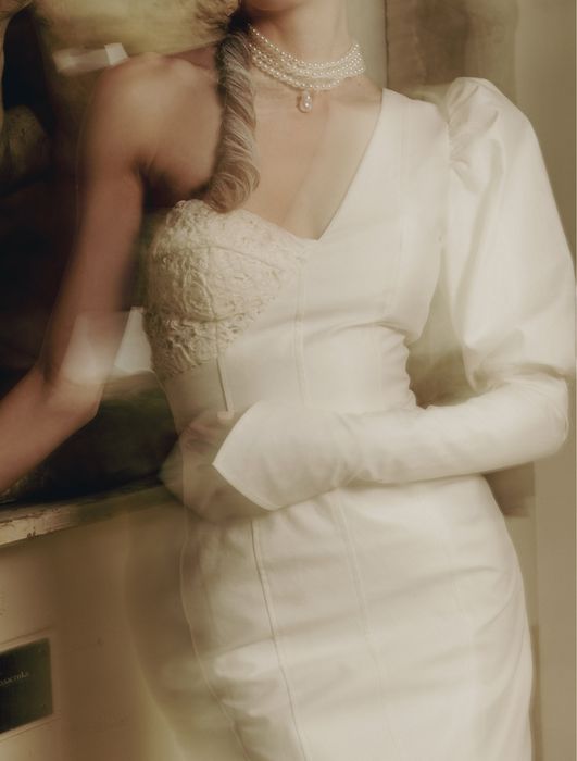 Дизайнерска официална, бална рокля - корсет