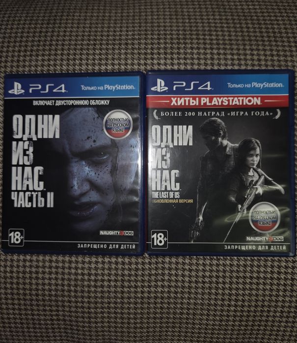 Игра на PS-4 Одни из нас часть 1 и часть 2