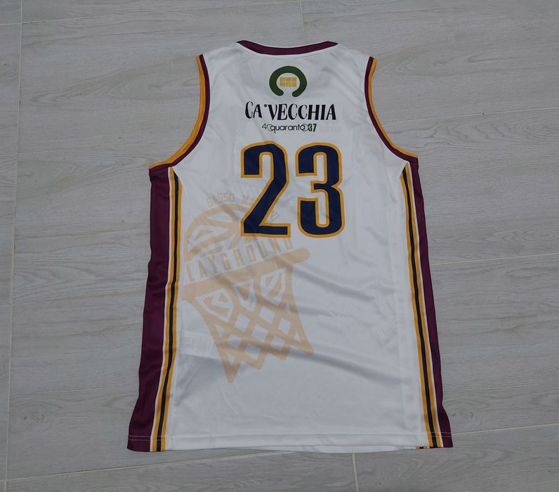 Maieu baschet Erreà alb XL Sassomarconi Playground – Nr. 23