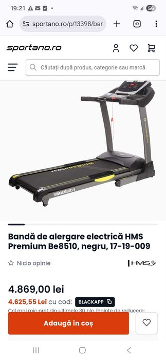 Banda de alergare electrica HMS Be8510