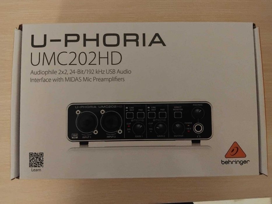 Звукова карта Behringer U-Phoria UMC202HD