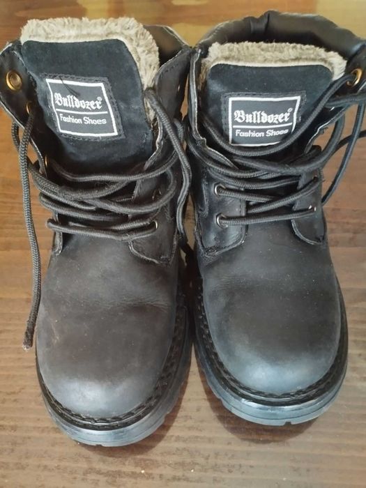 Детски боти БУЛДОЗЕР естествена кожа