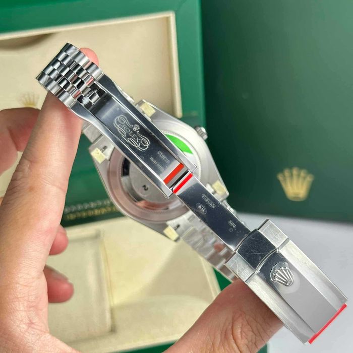 rolex datejust 41mm jubilee wimbledon сребро