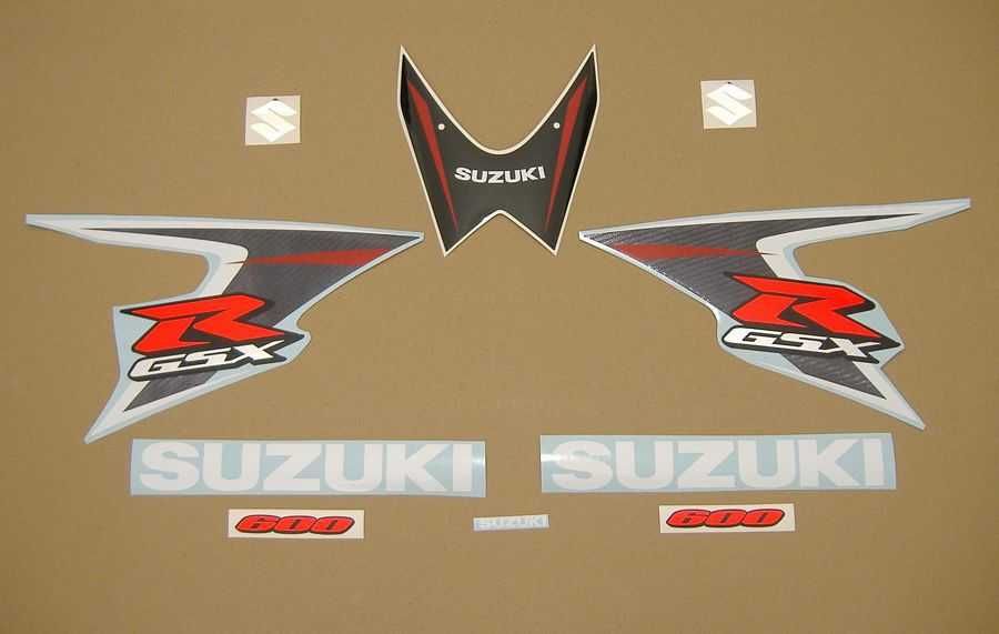 Стикери Сузуки 600 GSXR 2008г.-2009г. Suzuki GSX-R лепенки к8 к9 k8 k9