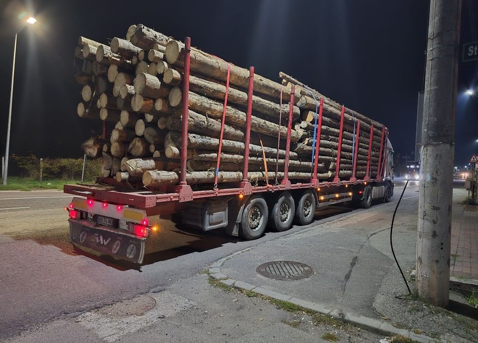 Semiremorcă kogel transport lemn