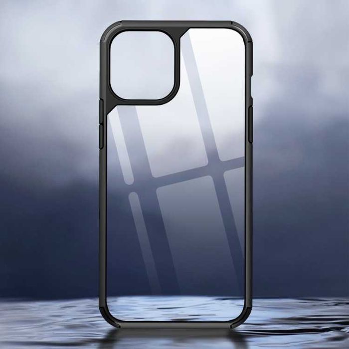 Husa gel hibride antisoc + Folie APPLE iPhone 12 Pro Max 13 mini 16 15