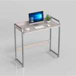 Birou minimalist compact pentru lucru și gaming, blat MDF, cadru metal