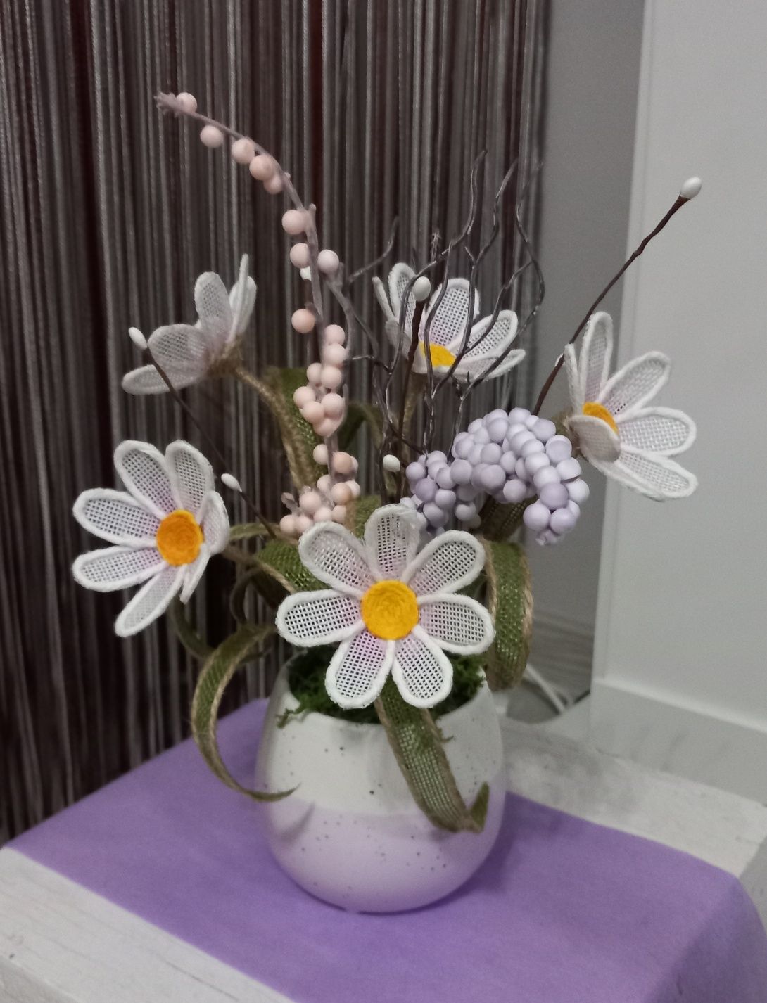 Flori realizate handmade - Decoratiune