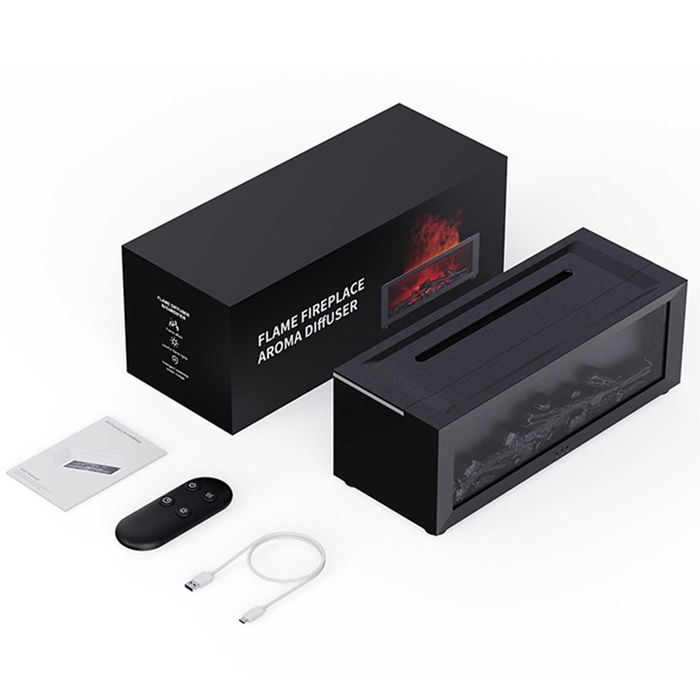 Umidificator Aer cu Efect de Flacara de Tip Semineu