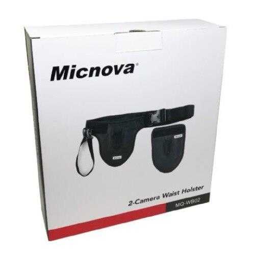 Micnova mq-wb02 2-camera waist holster camera belt.