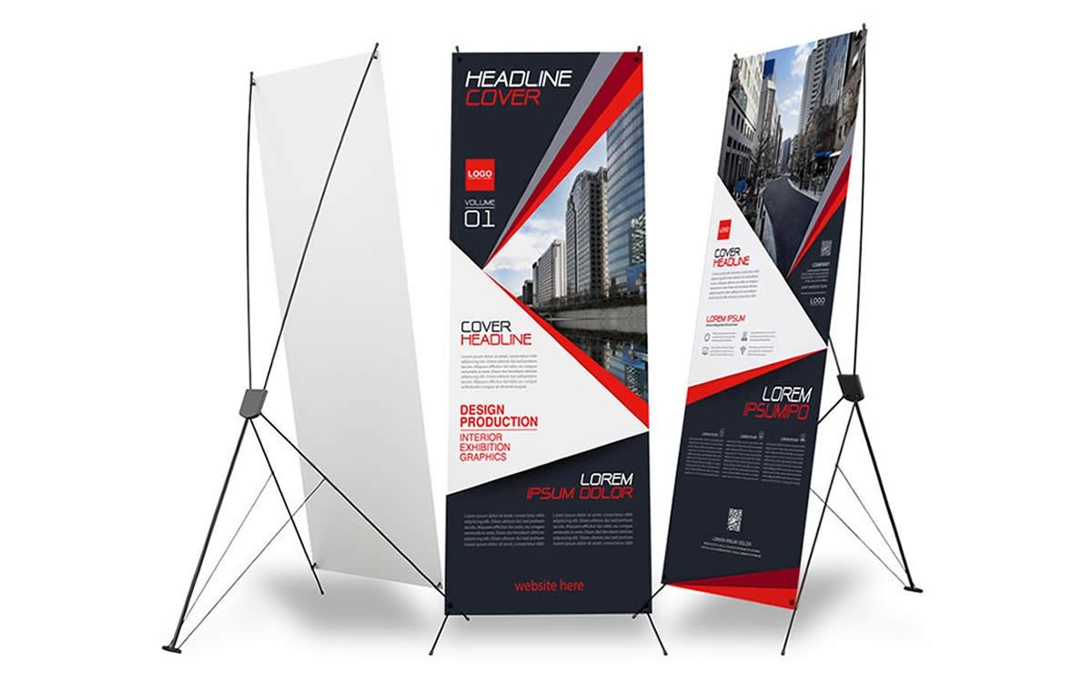 X banner pauk pechat