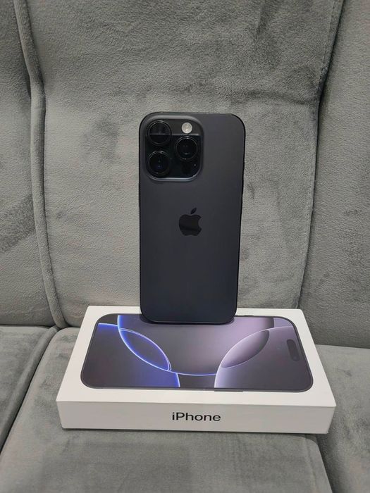 Iphone 16 pro 128 GB  black titanium с гаранция