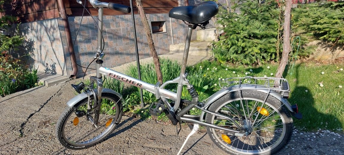 Bicicleta pliabila Fischer cu dublă suspensie