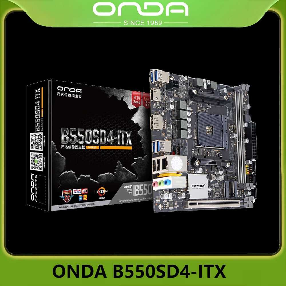 AMD NANO! ONDA B550SD4-ITX + Ryzen 3 2200G 4/4 Vega 8 2GB + 16GB DDR4