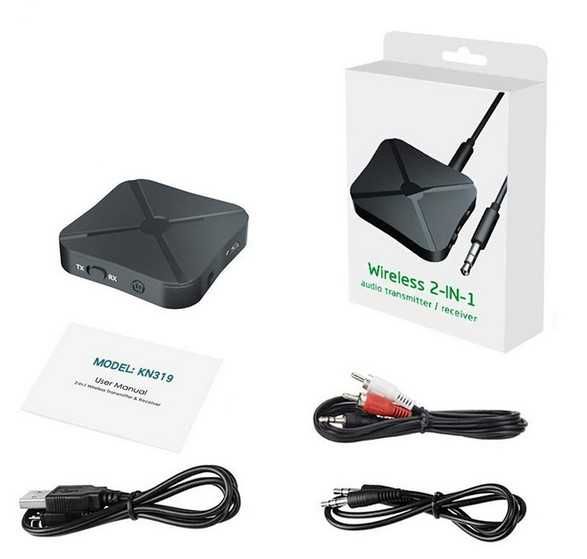 Двупосочен Блутут приемник и предавател 2в1 - BLuetooth адаптер