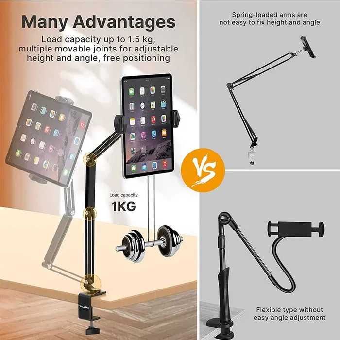 Держатель для планшета Ulanzi HP001 Metal IPad Tablet Holder