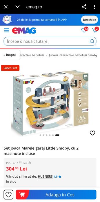 Set Marele garaj Smoby