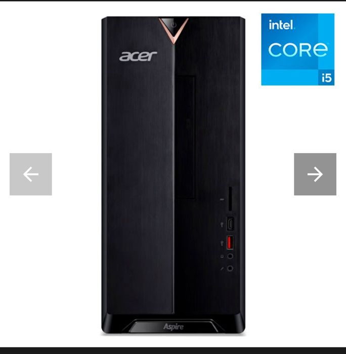 Игровой компьютер Acer Aspire TC-1660, i5-12400, 16 ГБ ОЗУ,