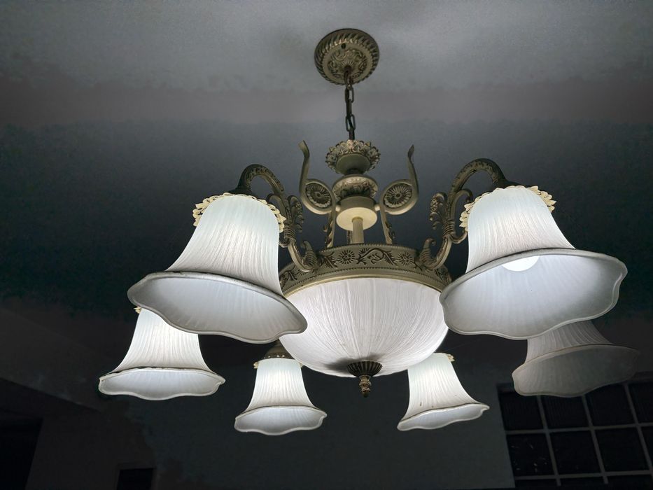 2 lustre vintage 5+2 bec