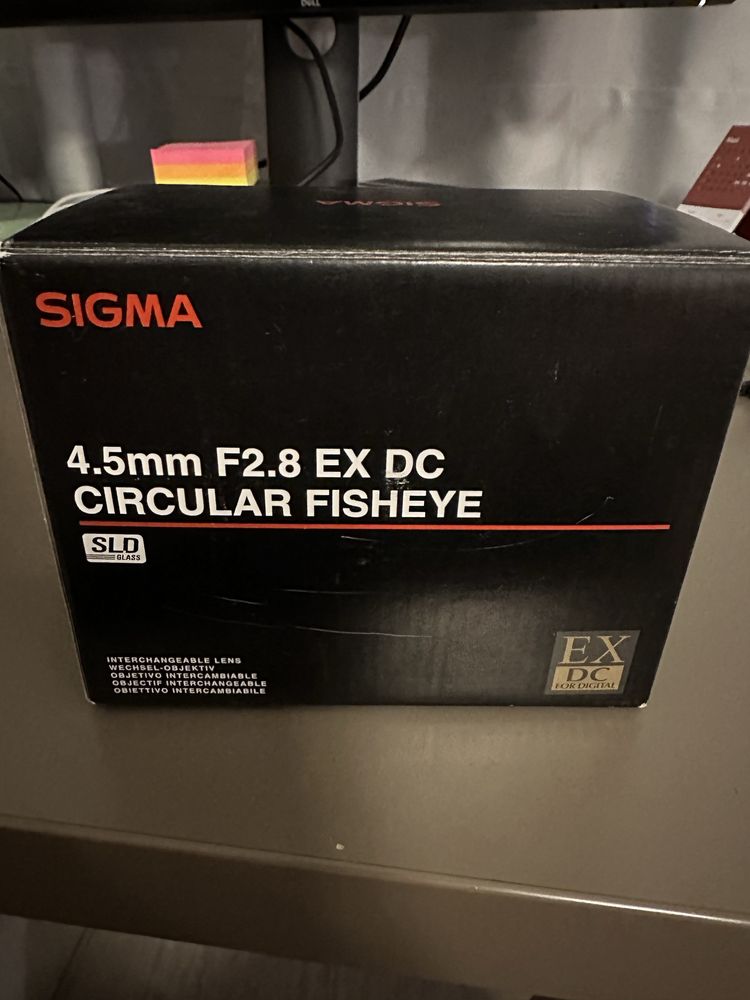 Обектив Sigma 4.5mm F2.8 EX DC Circular Fisheye за Sony