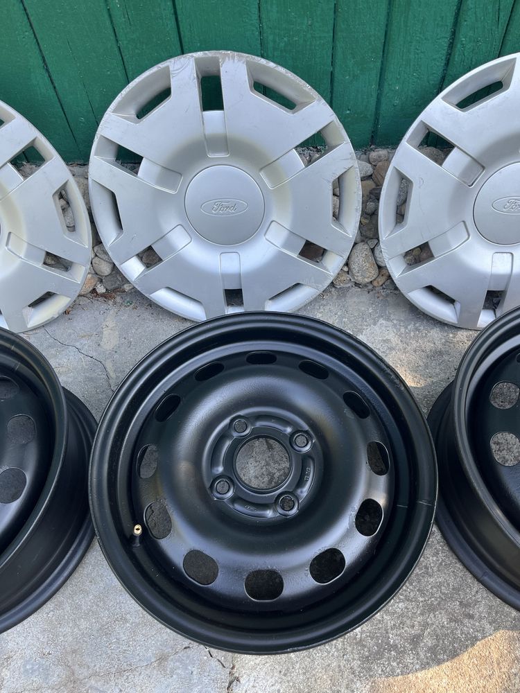 4бр. оригинални джанти с тасове 14" Форд Ford 4x108