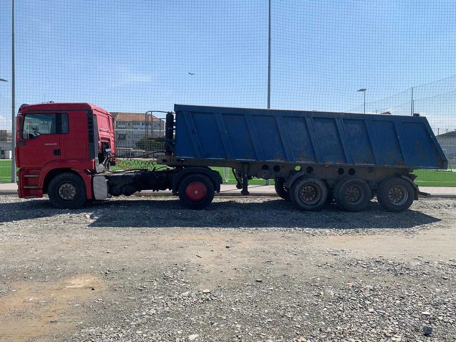 Vand sau schimb ansamblu basculabil Man + semiremorca Fliegl