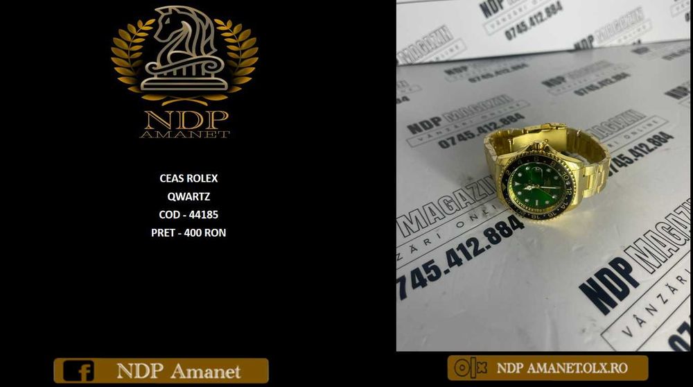 NDP Amanet NON-STOP Bld.Iuliu Maniu 69 CEAS ROLEX QWARTZ (44185)